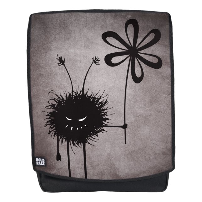 Evil Flower Bug - Vintage Cute Gothic Creature Backpack (Front)
