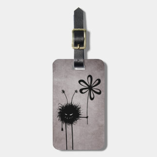 Evil Flower Bug Vintage Personalised Luggage Tag