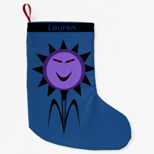 Evil Flower Kawaii Goth Halloween Custom Stocking