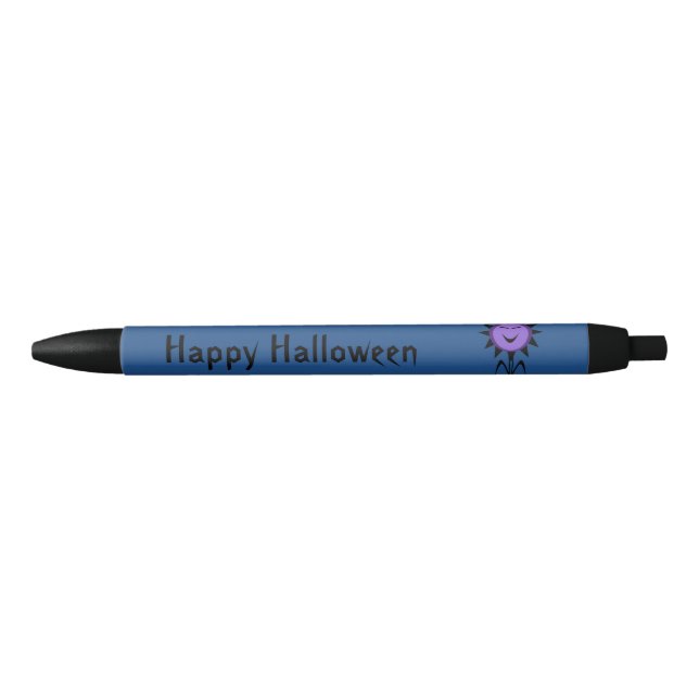Evil Flower Kawaii Goth Halloween Personalised Pen (Front)