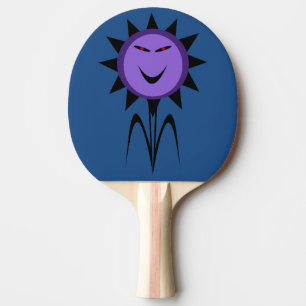 Evil Flower Kawaii Goth Halloween Ping Pong Paddle