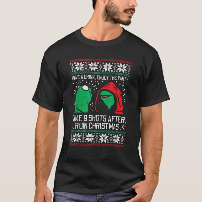Evil Frog Meme Ugly Christmas Sweater Ruin Xmas Pa (Front)