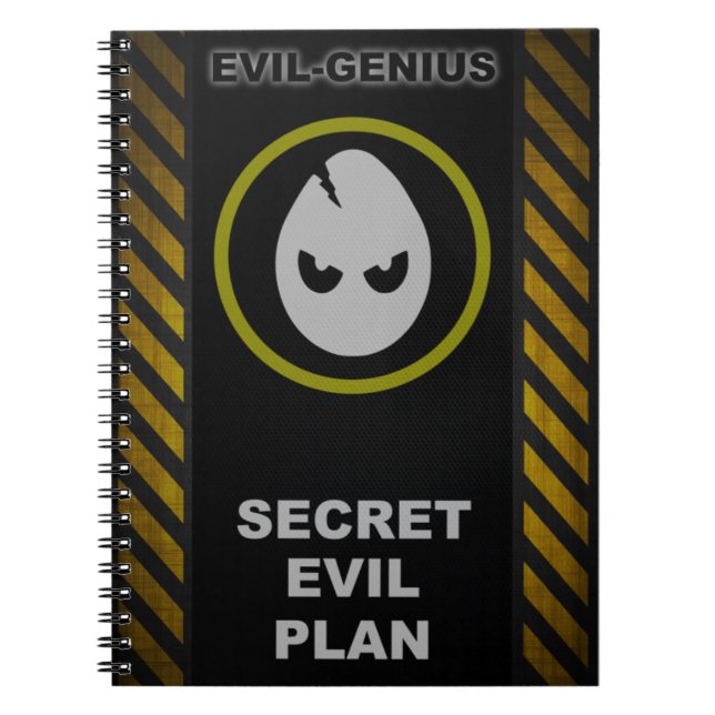 Evil-Genius Secret Evil Plan Book (Front)