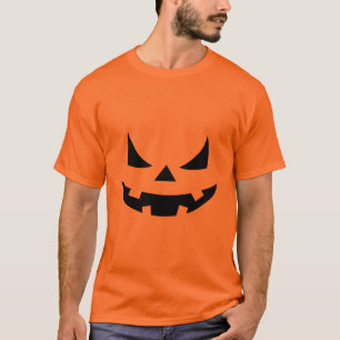 Evil Grin Pumpkin Face for Halloween Decorations T-Shirt