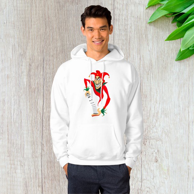 Evil Grinning Jester Joker with Jack-in-the-Box  Hoodie (Creator Uploaded)