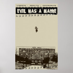 evil has a name poster