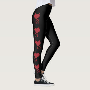Evil Heart: Devil/Demon hearts Leggings