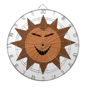 Evil Hedgehog Kawaii Goth Halloween Dart Board