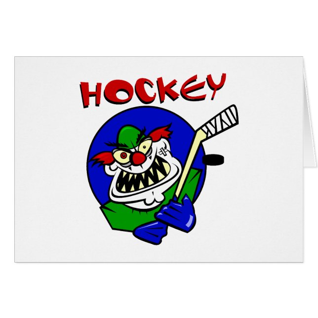 Evil Hockey Player (Front Horizontal)