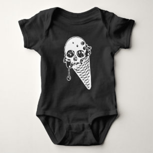 Evil Ice Cream Cone Baby Bodysuit