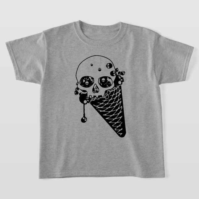 Evil Ice Cream Cone T-Shirt (Laydown)