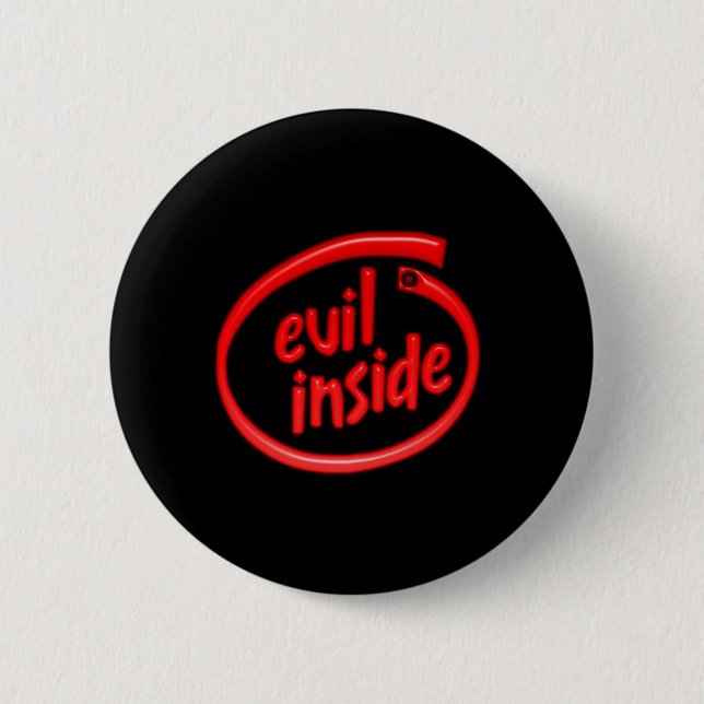 Evil Inside button (Front)