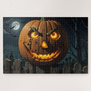 Evil Jack O'Lantern Jigsaw Puzzle