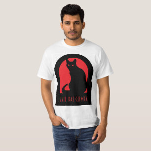 Evil Kat Comix Logo T-Shirt
