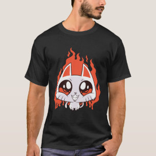 Evil Kitten Grunge Aesthetic E Girl Soft Goth Cat T-Shirt
