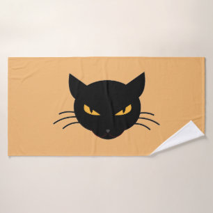 Evil Kitty Bath Towel
