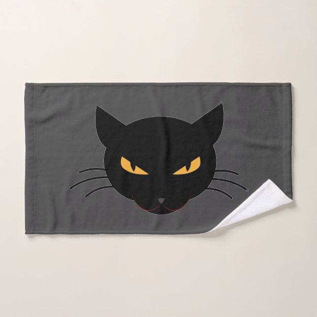 Evil Kitty Hand Towel (Hand Towel)
