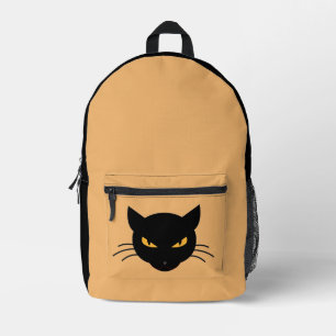 Evil Kitty Printed Backpack