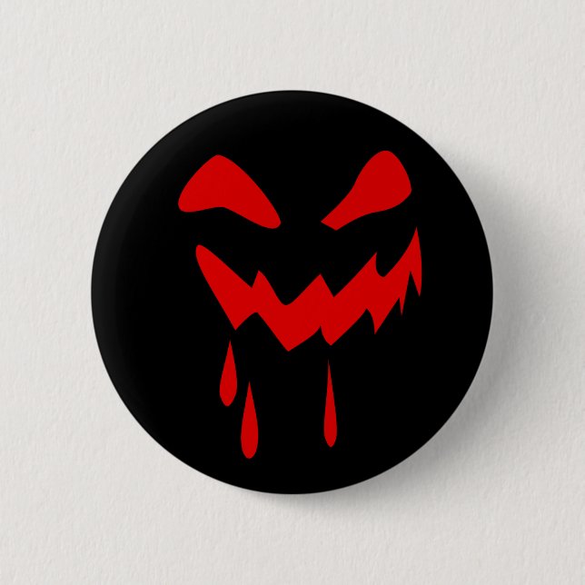 Evil laugh 6 cm round badge (Front)