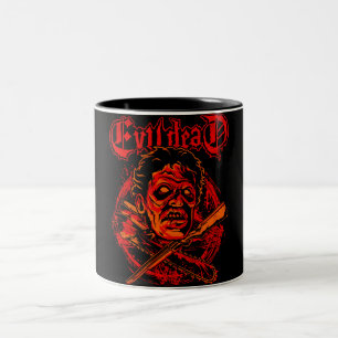 Evil Metal - Devil Dead  Two-Tone Coffee Mug