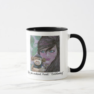 Evil Monkey Quirky, Funny Mug 
