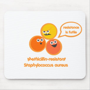 Evil MRSA Mouse Mat