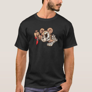 Evil Murderous Teddy Bear Zombie Skeleton Bear T-Shirt