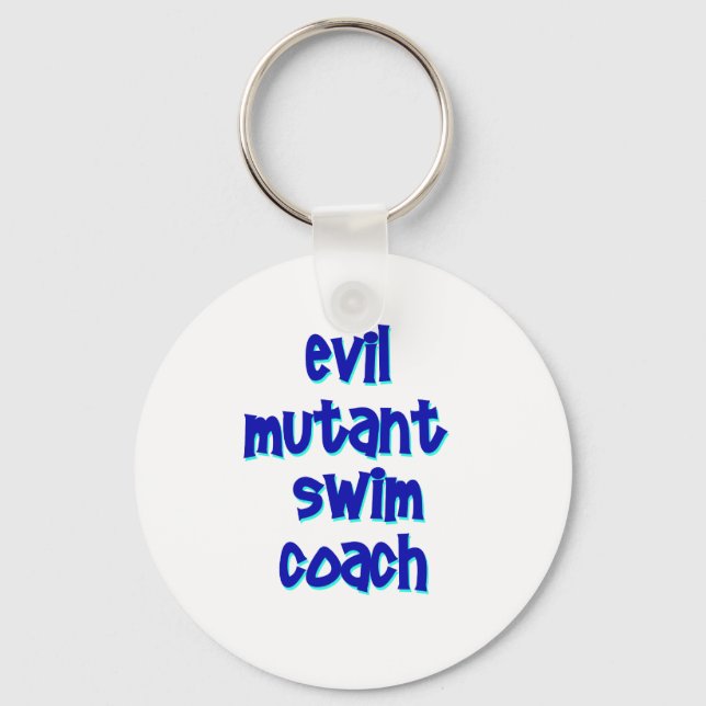 Evil Mutant Swim Coach Key Ring (Front)