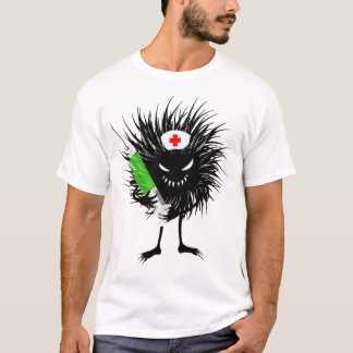 Evil Nurse Meme Dark Humour Funny Medical T-Shirt