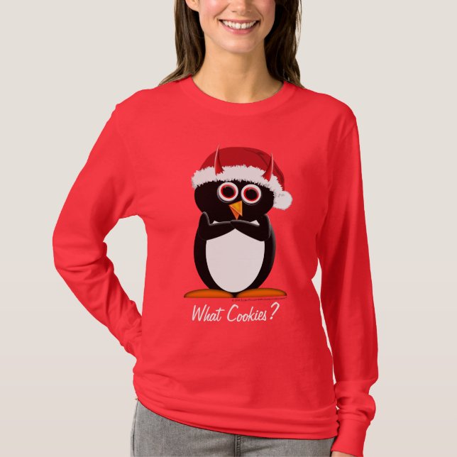 Evil Penguin Guilty T-Shirt (Front)