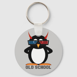 Evil Penguin™ Old School 3D Key Chain