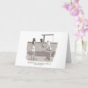 Evil Perm greeting card