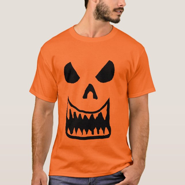 Evil Pumpkin face Shirt (Front)