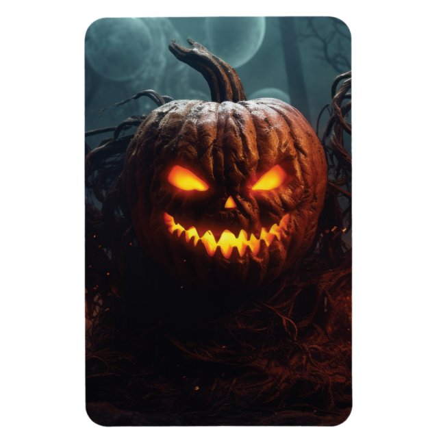 Evil Pumpkin Magnet (Vertical)