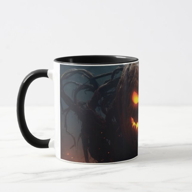 Evil Pumpkin Mug (Left)