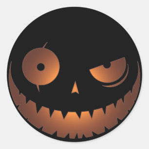 Evil Pumpkin Sticker