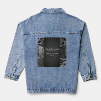 evil queen denim jacket
