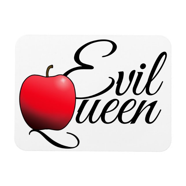Evil Queen Red Apple Magnet (Horizontal)
