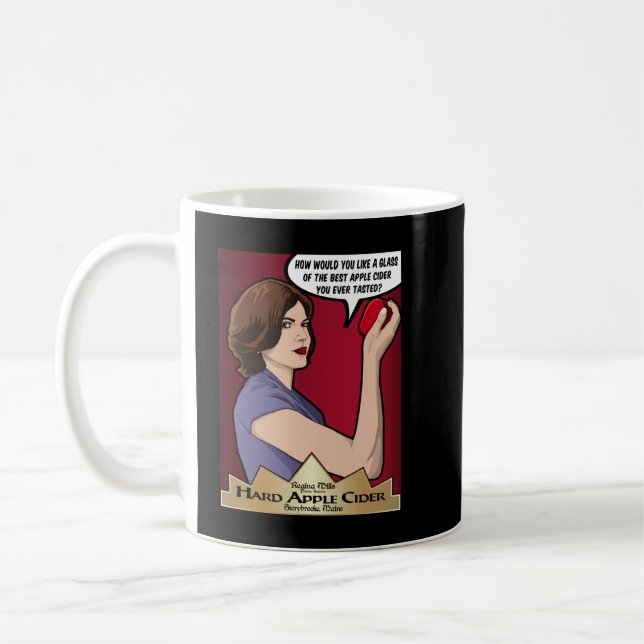Evil Queen regina mills Music Mens Womens Coffee Mug (Left)
