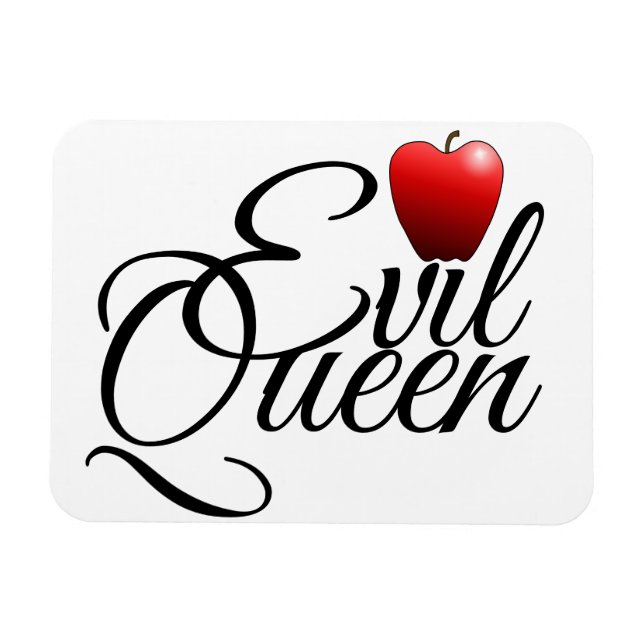 Evil Queen Small Apple Magnet (Horizontal)