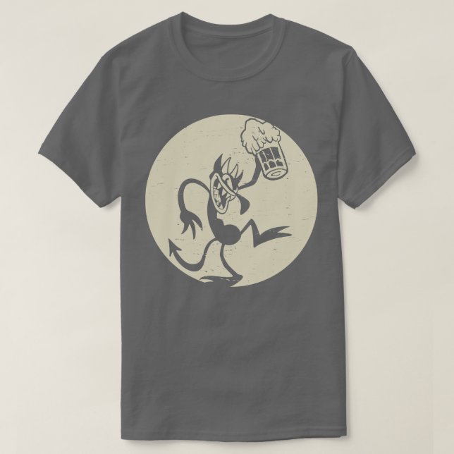 evil retro TShirt (Design Front)