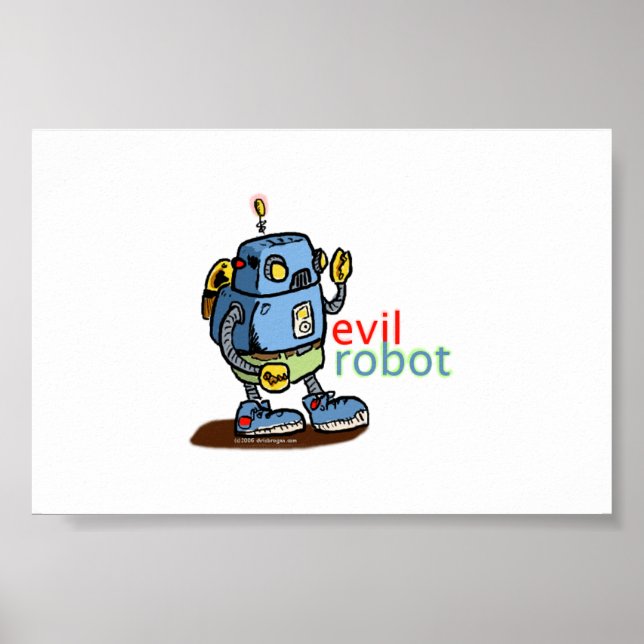Evil Robot Poster (Front)