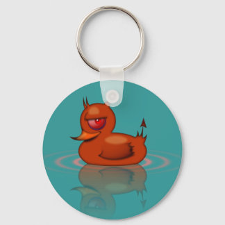 Evil Rubber Duck Key Ring