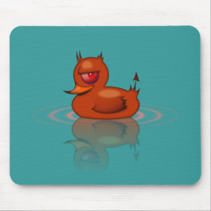 Evil Rubber Duck Mouse Mat
