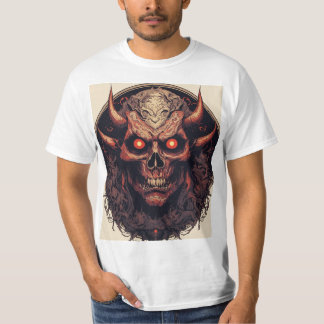 Evil Scary Ominous Demon in a Circle T-Shirt
