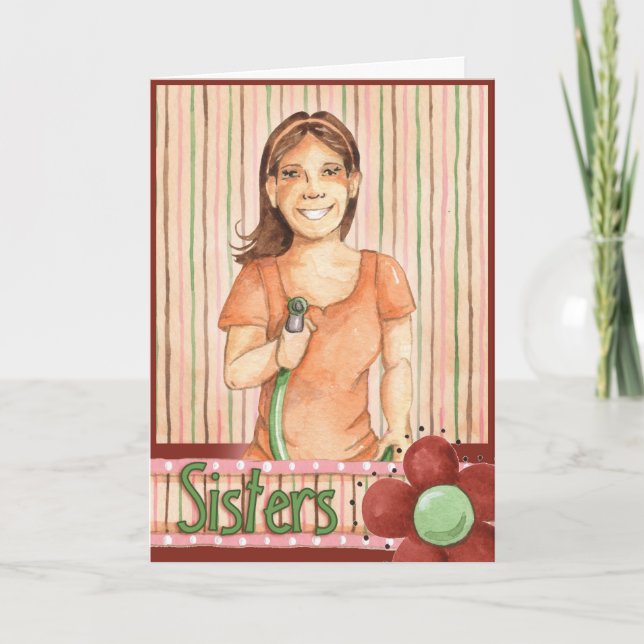 Evil Sister - Greeting Card (Front)