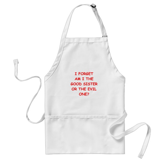 evil sister standard apron (Front)