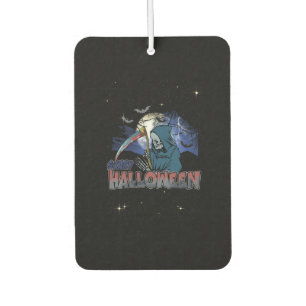 Evil Skeleton In Scary Dark Night Halloween Car Air Freshener