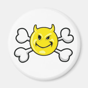 EVIL Skull and Crossbones Magnet