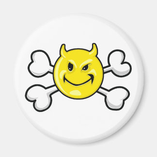 EVIL Skull and Crossbones Magnet